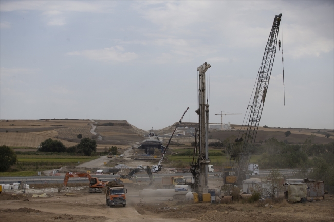Halkalı-Kapıkule "hızlı" demir yolu hattında çalışmalar yoğunluk kazandı